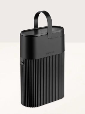 Nespresso capsules recycling bin with handle for up to 160 used capsules black